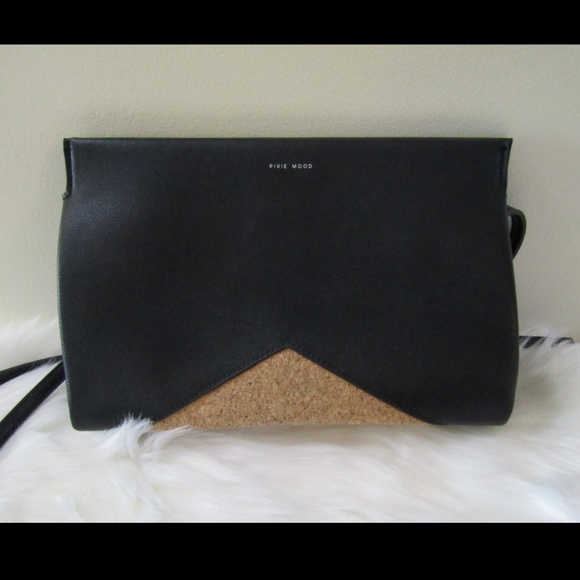 pixie mood Handbags - Pixie Mood Vegan Leather & Cork Crossbody Purse